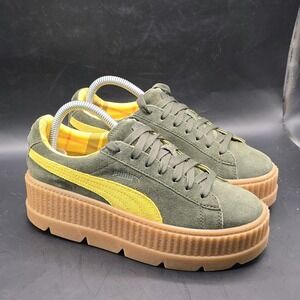 PUMA Fenty x Rihanna Cleated Creeper Rosin Sneakers Women's Size 8 Suede